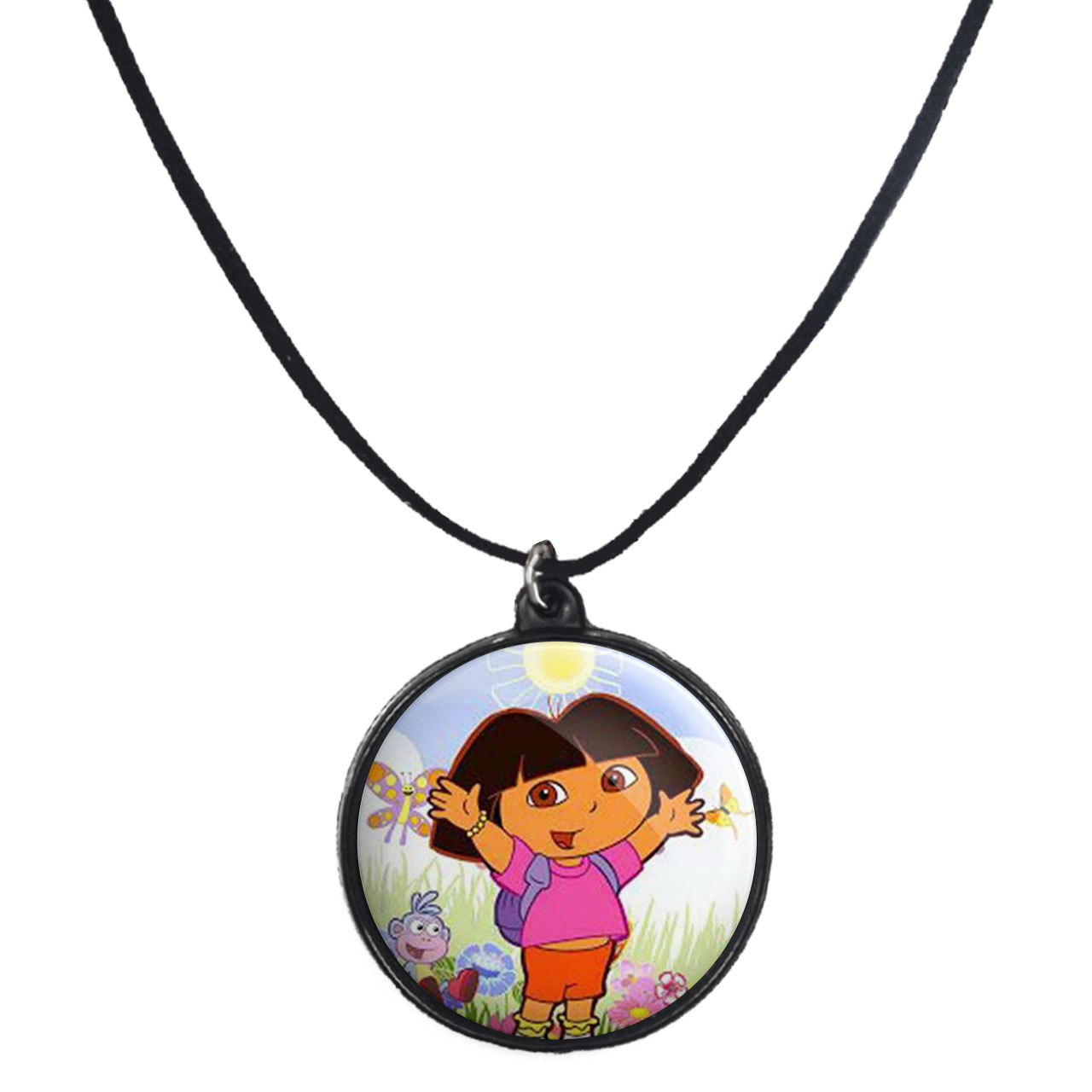 گردنبند پرمانه طرح دخترونه کد pmb.5095مدل دو طرفه