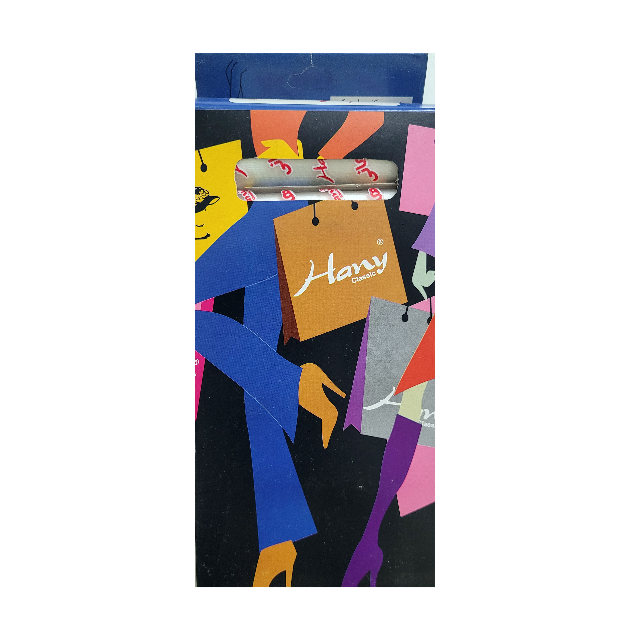 جوراب زنانه هانی مدل دو ربع کفه دار 40 کد 01111 بسته 6 عددی