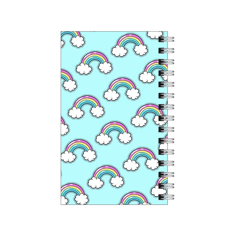 دفترچه یادداشت مدل to do list طرح پترن رنگین کمان کد 9503461