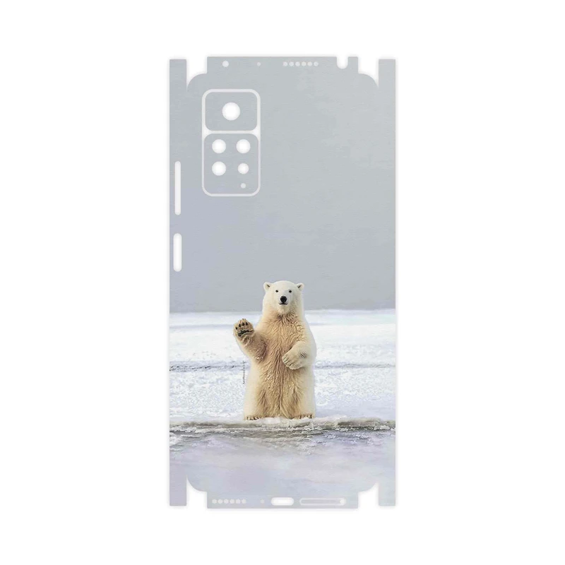 برچسب پوششی ماهوت مدل Polar_bear-FullSkin مناسب برای گوشی موبایل شیائومی Redmi Note 11 Pro Plus 5G (India)