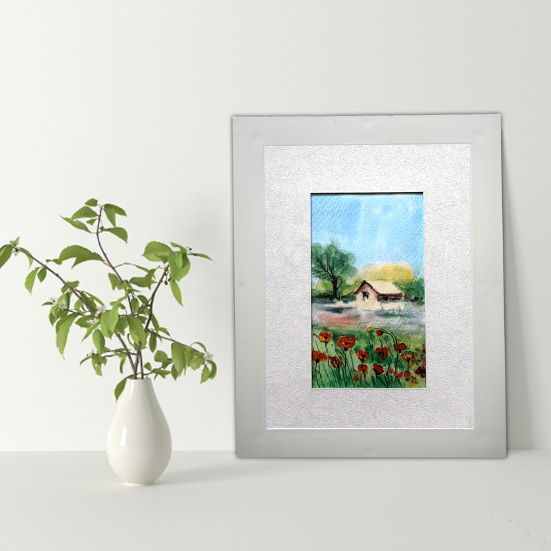 تابلو نقاشی آبرنگ مدل A40