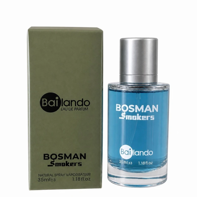عطر جیبی مردانه بایلندو مدل BosMan Smokers با رایحه خنک و معطر حجم 35 میلی لیتر