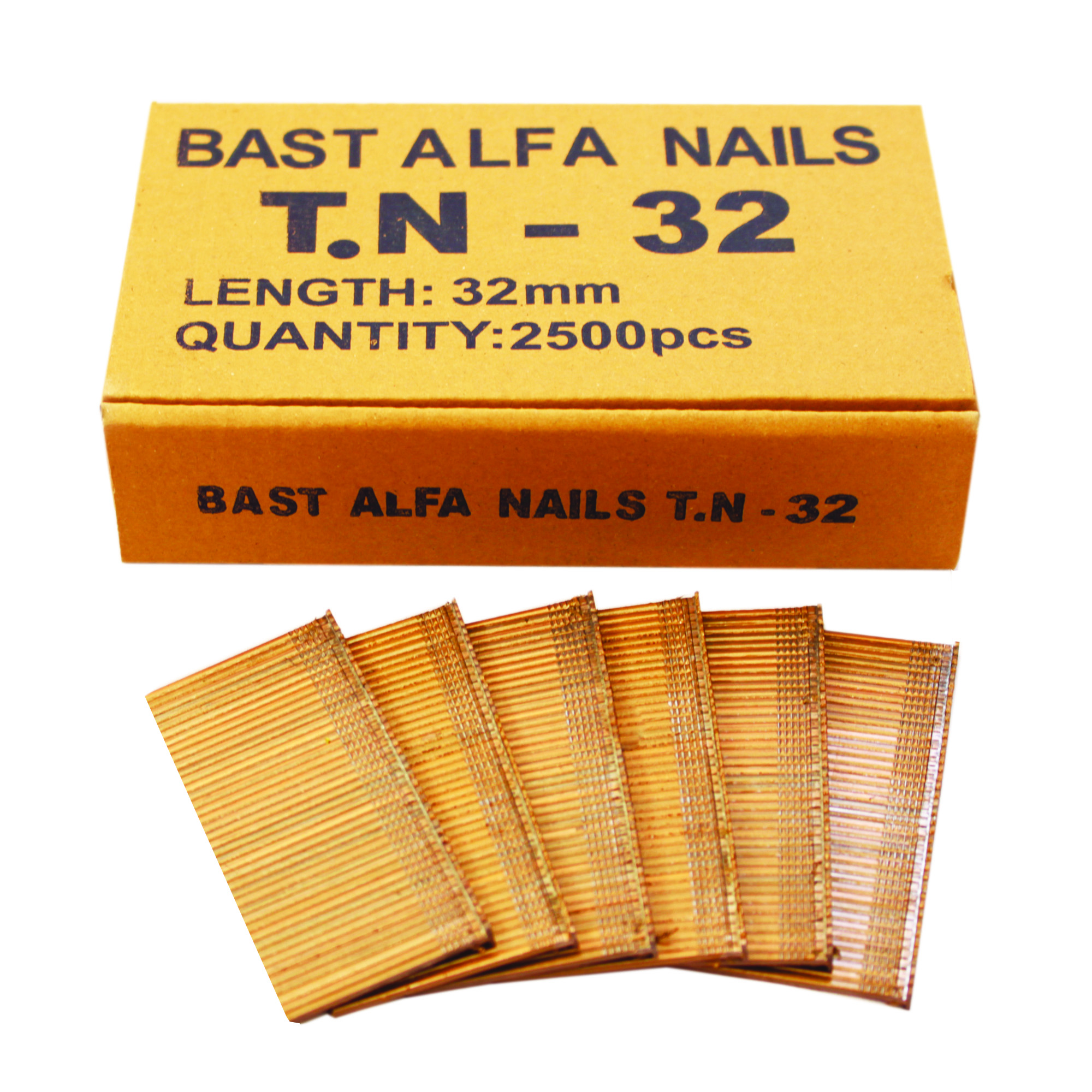 میخ بست آلفا مدل T.N-32 بسته 2500 عددی