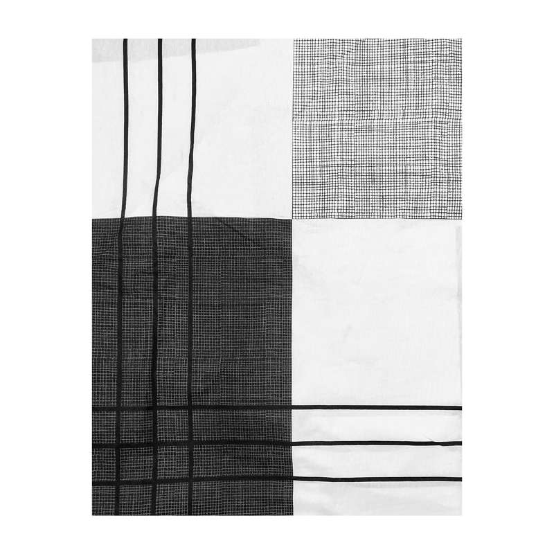 ملحفه آدنو مدل Plaid کد IR36 یک نفره سایز 90x200 سانتی متر