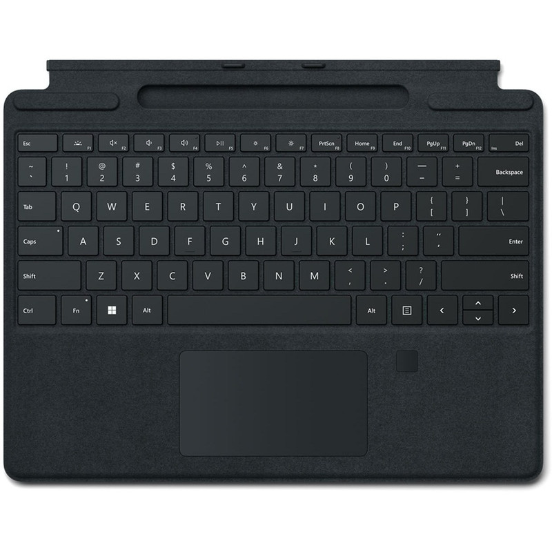 کیبورد تبلت مایکروسافت مدل Signature Keyboard with Fingerprint Reader مناسب برای تبلت مایکروسافت سرفیس Pro 8/Pro 9/Pro 10/Pro 11 