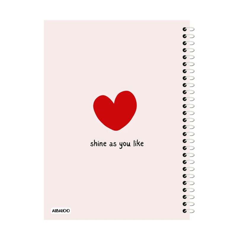 دفتر لغت 50 برگ آلبالو مدل انگیزشی کد 4017