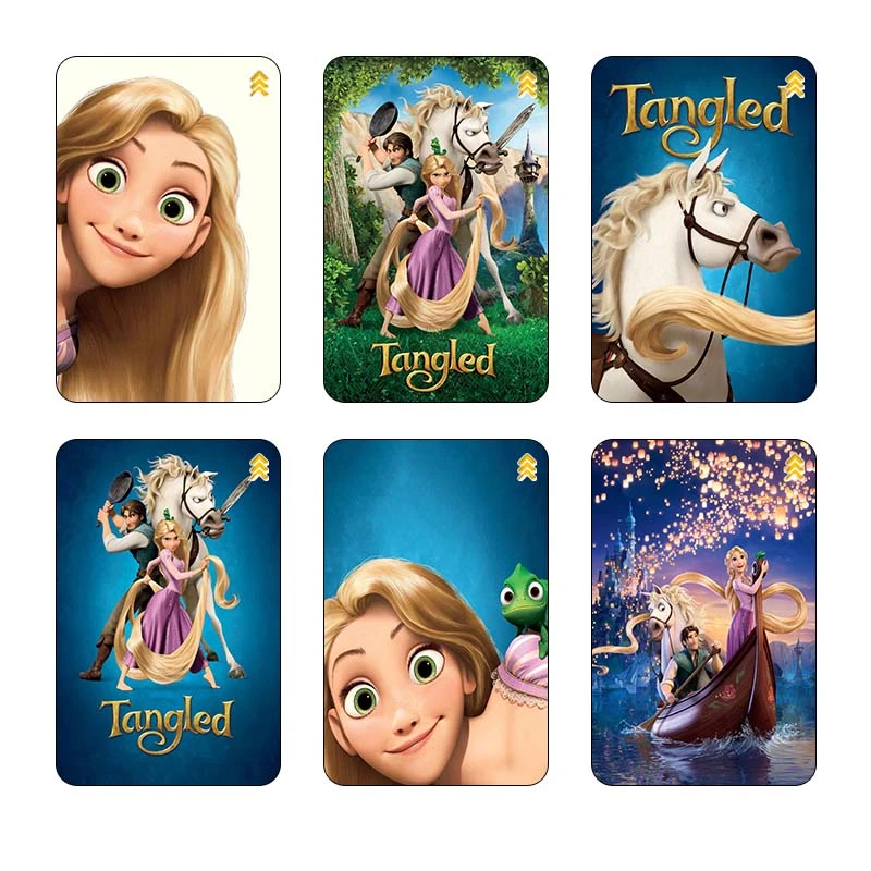 استيکر کارت کارنيکا طرح گیسو کمند کد 78911 مجموعه 6 عددی