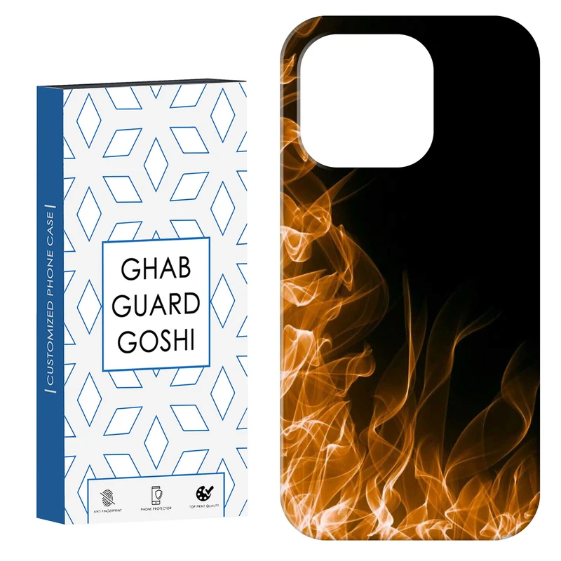 کاور قاب گارد گوشی طرح آتیش کد Dimo-932 مناسب برای گوشی موبایل اپل  IPHONE 14 PRO MAX   