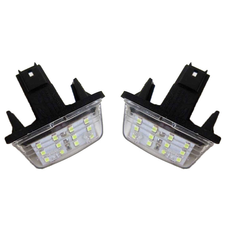 چراغ پلاک خودرو وارون مدل P-705-SMD مناسب برای پژو 207 بسته 2 عددی