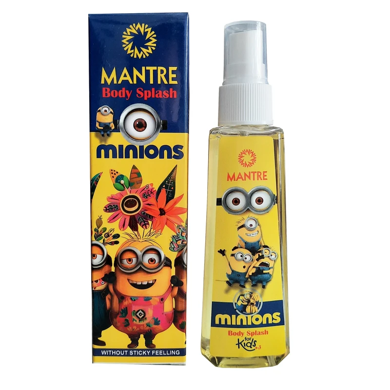 بادی اسپلش کودک مانتره مدل مینیون ها حجم 80 میلی لیتر