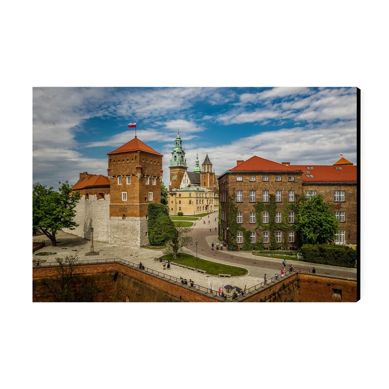 تابلو شاسی عرش طرح گردشگری لهستان مدل قلعه واول کد As5953