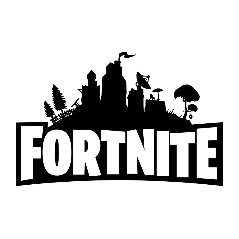 استیکر لپ تاپ و موبایل مدل بازی طرح Fortnite Battle Royale کد 1962