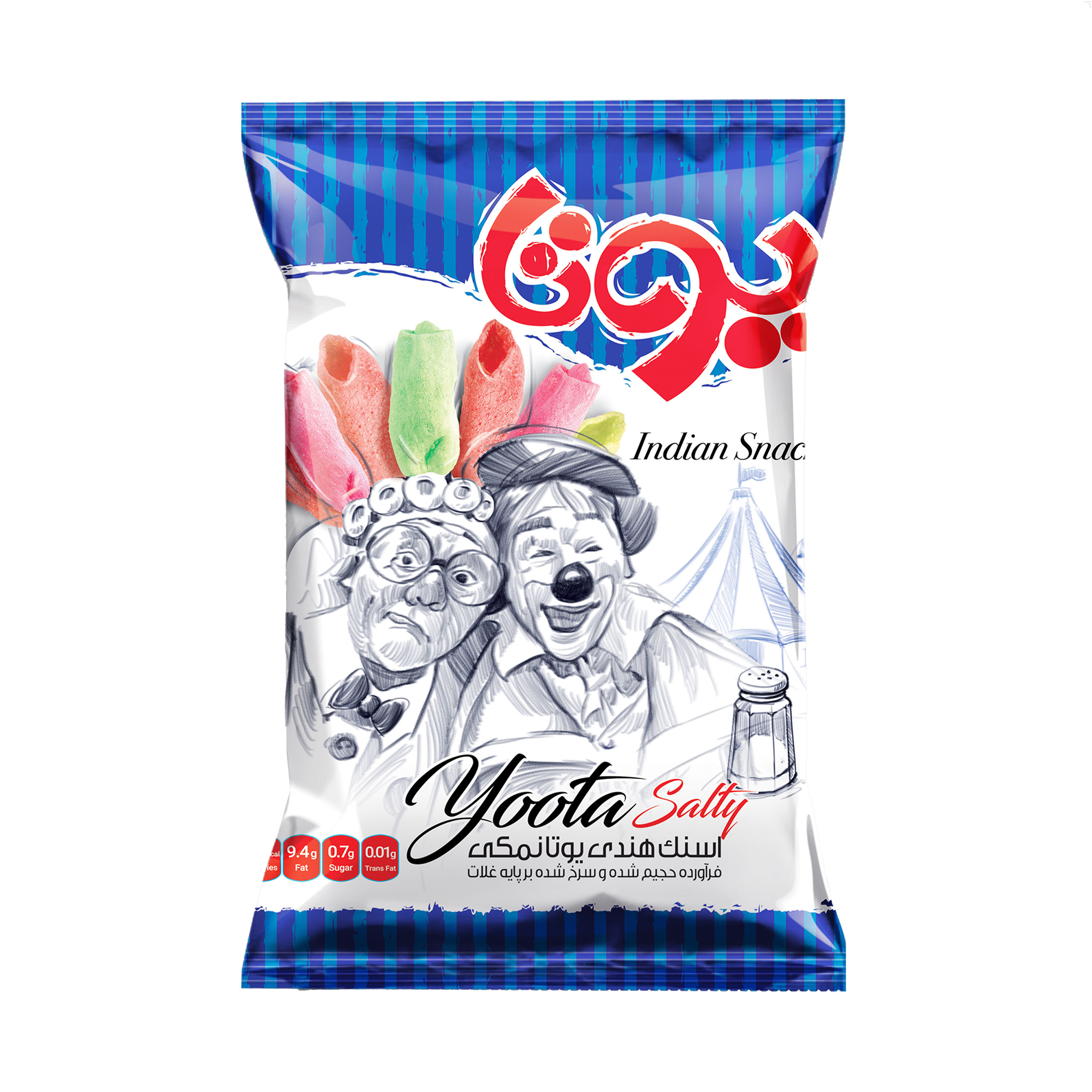 اسنک هندی ساده یوتا نمکی-80 گرم