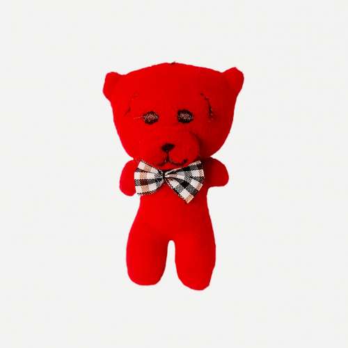 عروسک مدل خرس عاشق ارتفاع 10 سانتی متر