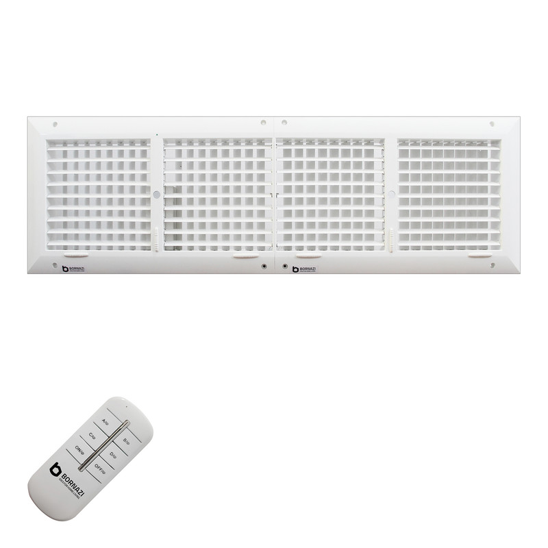 دریچه کانال کولر برنازی مدل 20x80 به همراه ریموت 