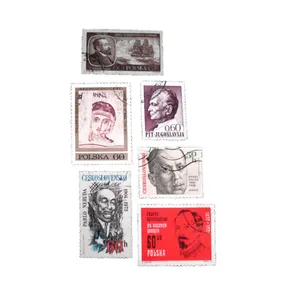 تمبر یادگاری مدل مشاهیر یوگسلاوی کد DS4171 مجموعه 6 عددی