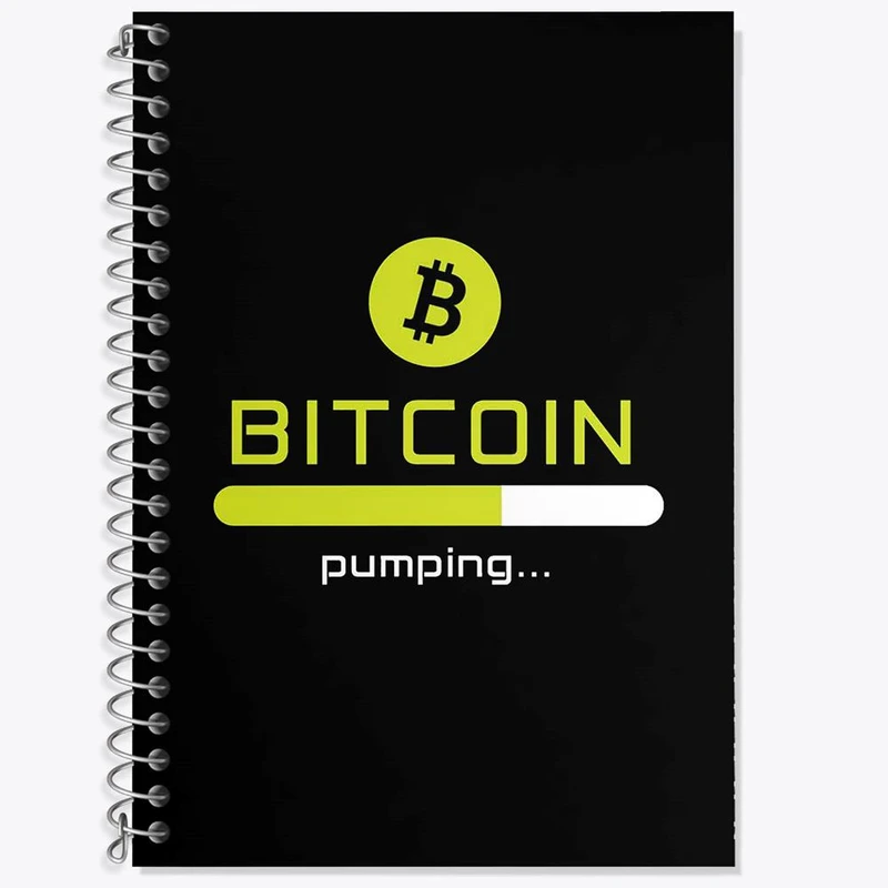 دفتر لغت 50 برگ خندالو مدل ارز دیجیتال بیت کوین کد 10898