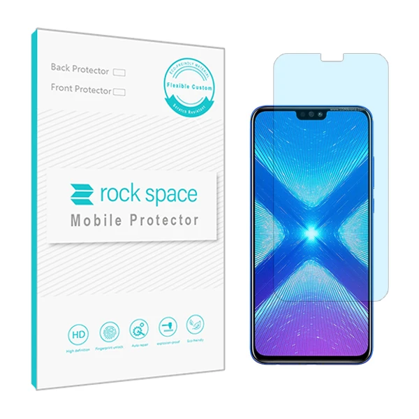 محافظ صفحه نمایش ضد اشعه آبی راک اسپیس مدل HyBLU مناسب برای گوشی موبایل آنر 8X