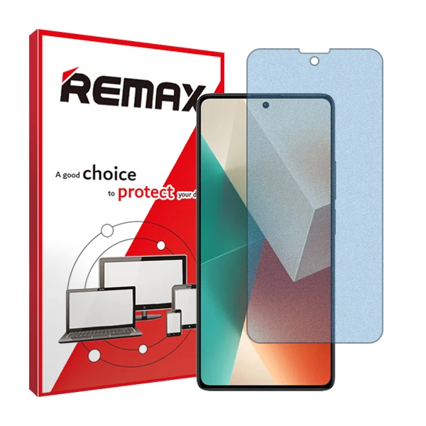 محافظ صفحه نمایش مات ضداشعه آبی ریمکس مدل HyMBLU مناسب برای گوشی موبایل شیائومی Redmi Note 13