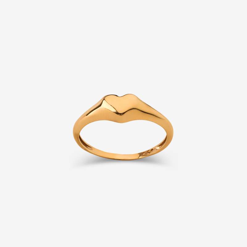 انگشتر طلا 18 عیار زنانه سایا گلد مدل قلب wr749 سایز 55