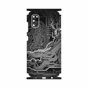 MAHOOT Black Printed Circuit Board-FullSkin Cover Sticker for Samsung Galaxy A41