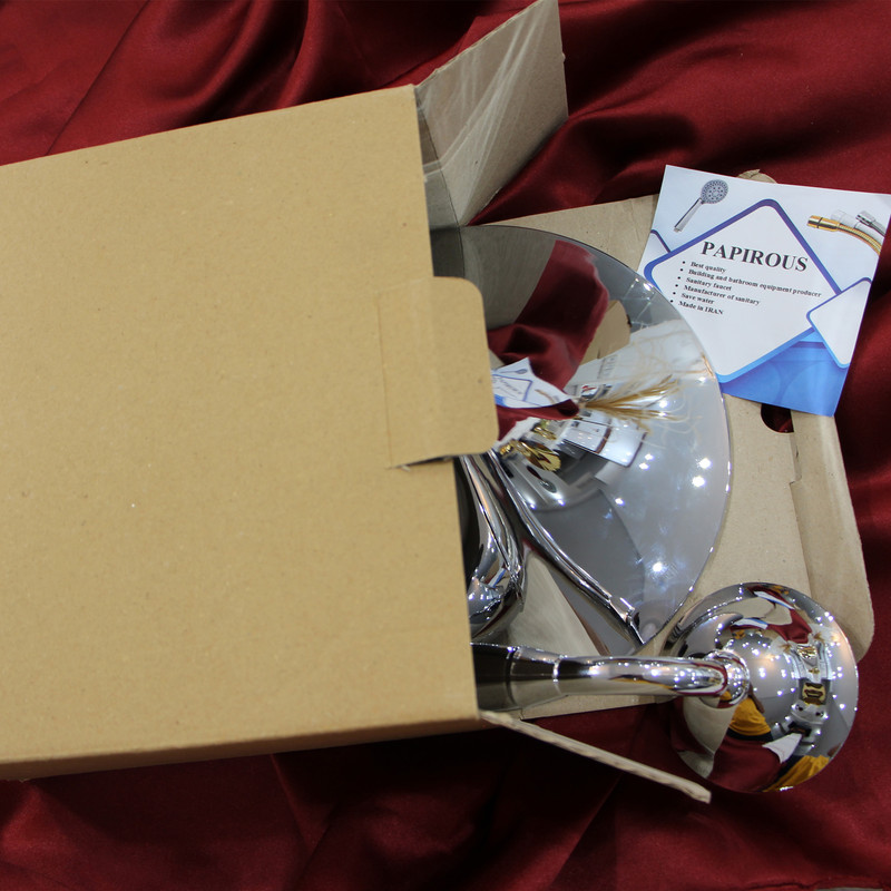 سردوش حمام پاپیروس مدل Geloris مجموعه دو عددی سردوش حمام پاپیروس مدل Geloris مجموعه دو عددی