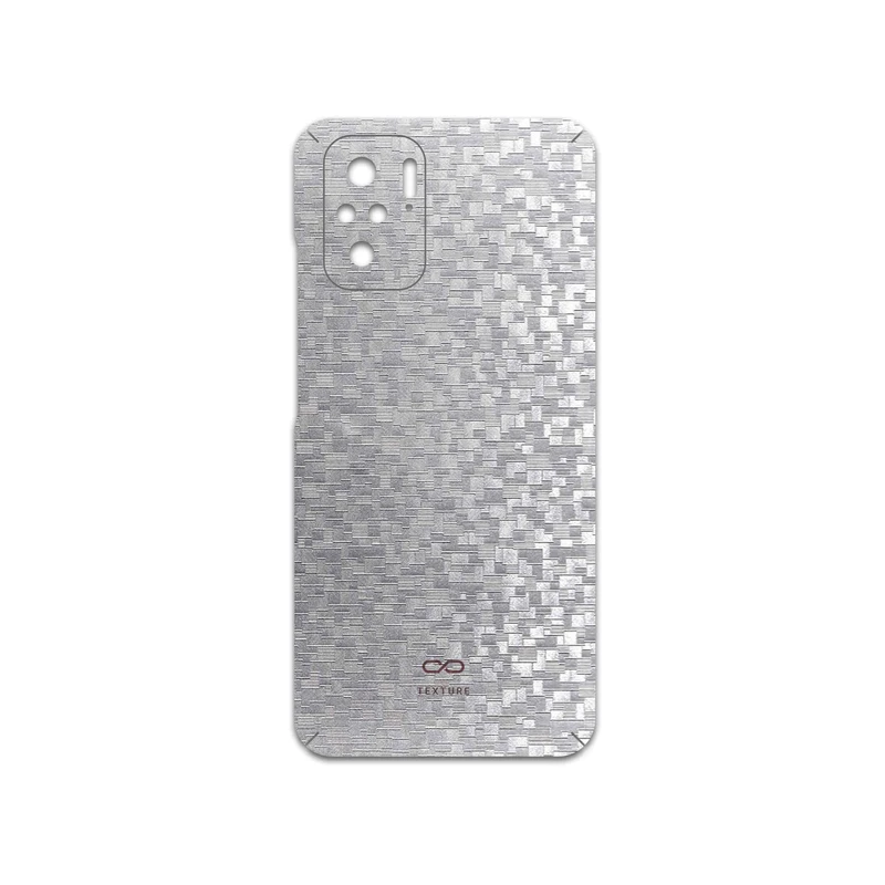 برچسب پوششی ماهوت مدل Silver-Silicon مناسب برای گوشی موبایل شیائومی Poco M5s