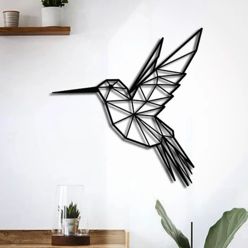 دیوارکوب دیزانور طرح پرنده مرغ مگس خوار مدل 30 کد A032