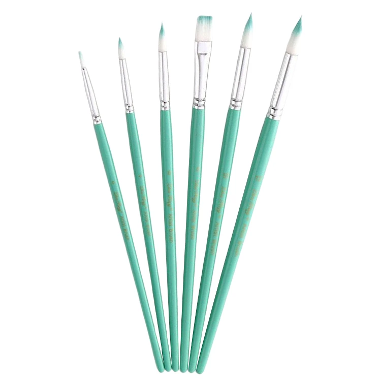 ست قلم مو ژوتینگ مدل Royal6-GRN مجموعه 6 عددی ست قلم مو ژوتینگ مدل Royal6-GRN مجموعه 6 عددی