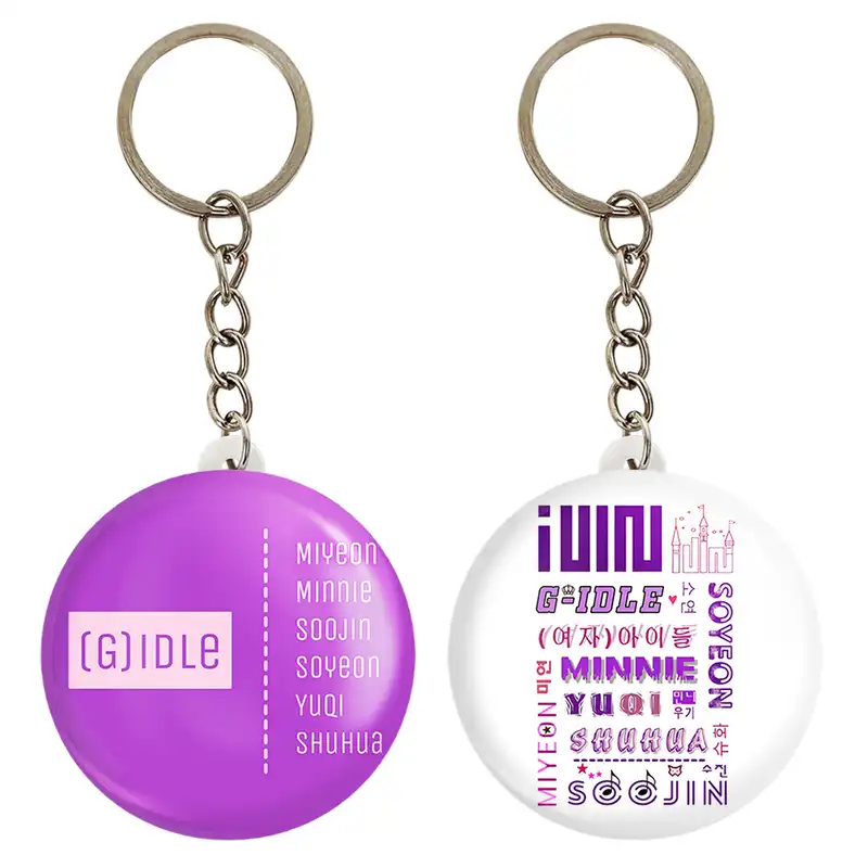 جاکلیدی خندالو مدل گروه جی آیدل GIdle کد 1958019582 مجموعه 2 عددی