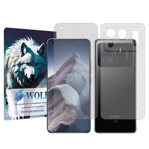 Wolf matte Screen Protector Suitable for Xiaomi Mi 11 Ultra Mobile Phone with Back Protector