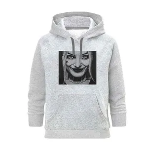 هودی زنانه مدل   هارلی کویین کد SH18 رنگ طوسی