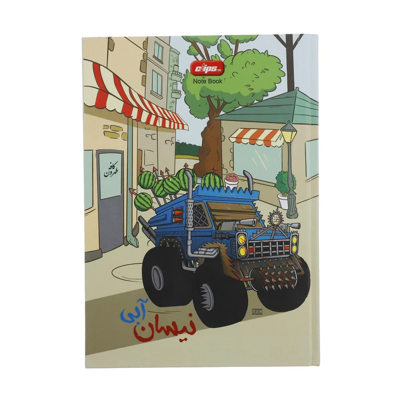 دفتر مشق 160 برگ کلیپس مدل 0193-11