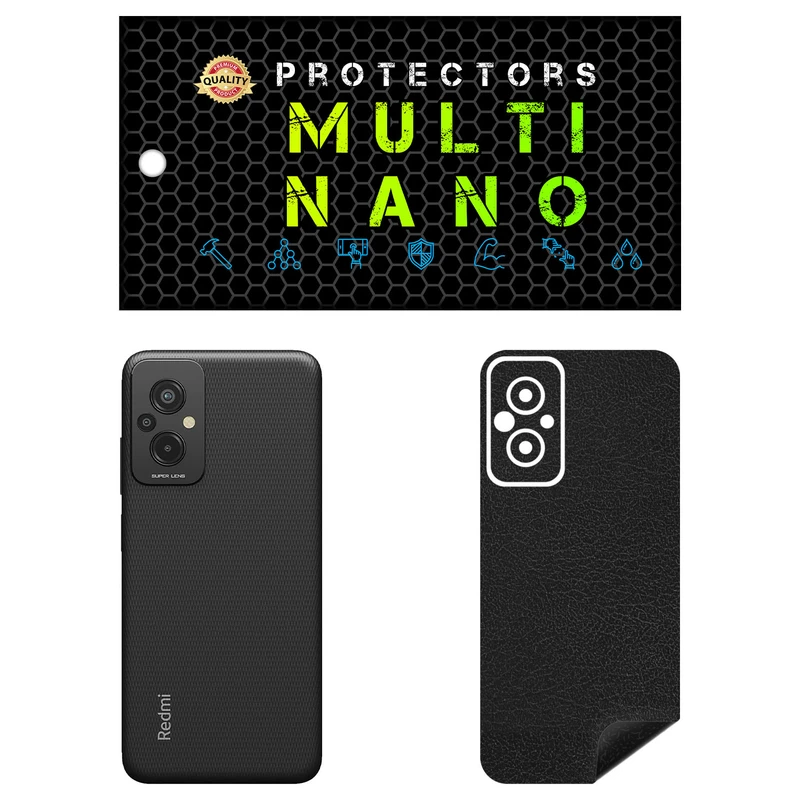 برچسب پوششی مولتی نانو طرح چرم مدل X-F1L مناسب برای گوشی موبایل شیائومی Redmi 11 Prime
