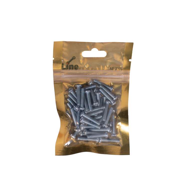 پیچ مهره خور لاین مدل AB-3173 بسته 50 عددی