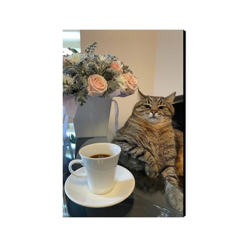 تابلو شاسی عرش مدل فانتزی گربه کد As3115