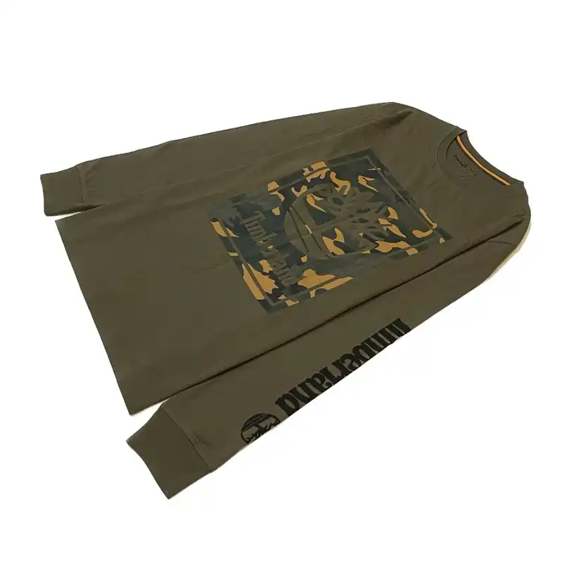 تی شرت آستین بلند مردانه تیمبرلند مدل TB0A2MCT