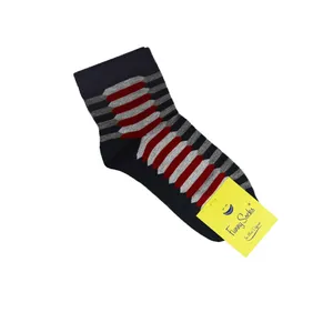 جوراب مدل  فانی ساکس 825 رنگ آبی دودی