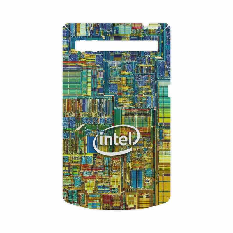 برچسب پوششی ماهوت مدل Intel Brand-FullSkin مناسب برای گوشی موبایل بلک بری P9983