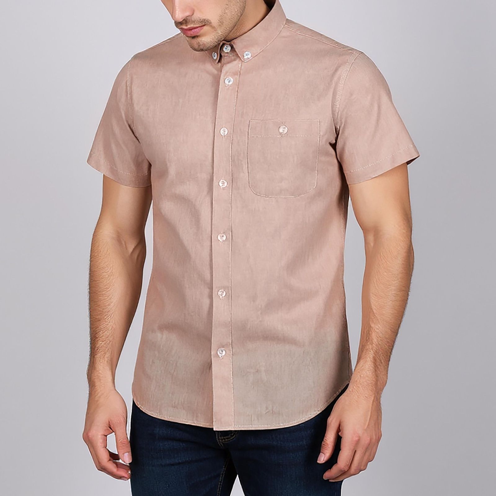 پیراهن آستین کوتاه مردانه مدل 198629 -  - 1