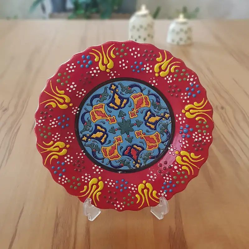 بشقاب میناکاری کد 132