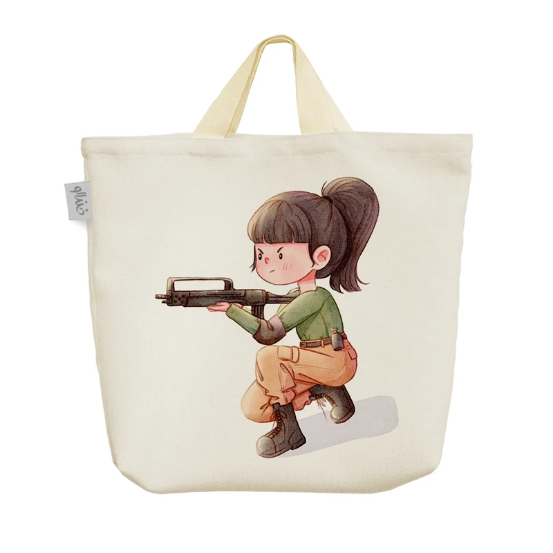 ساک خرید خندالو مدل دخترانه کودکانه کد 3185