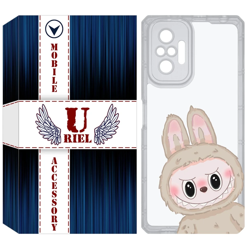 کاور یوریل مدل Clear کد 119 طرح لبوبو Labubu مناسب برای گوشی موبایل شیائومی Redmi Note 10 Pro / Note 10 Pro Max