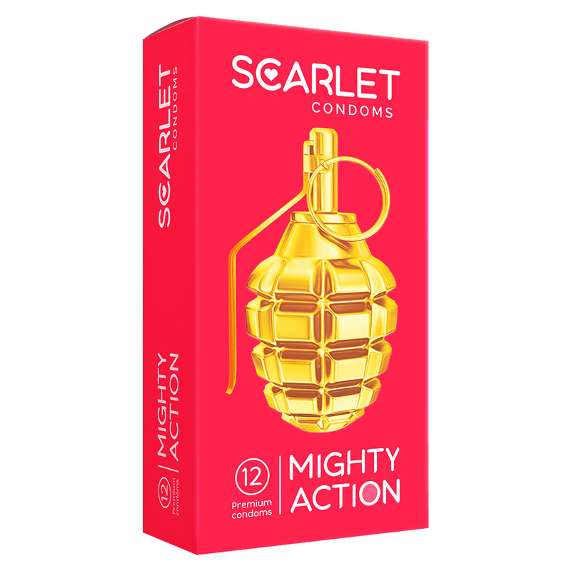 کاندوم اسکارلت مدل MIGHTY ACTION بسته 12 عددی کاندوم اسکارلت مدل MIGHTY ACTION بسته 12 عددی