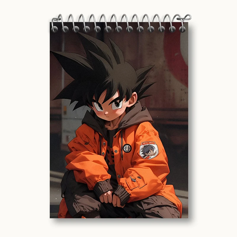 دفتر یادداشت 50 برگ خندالو طرح انیمه دراگون بال کد N4521