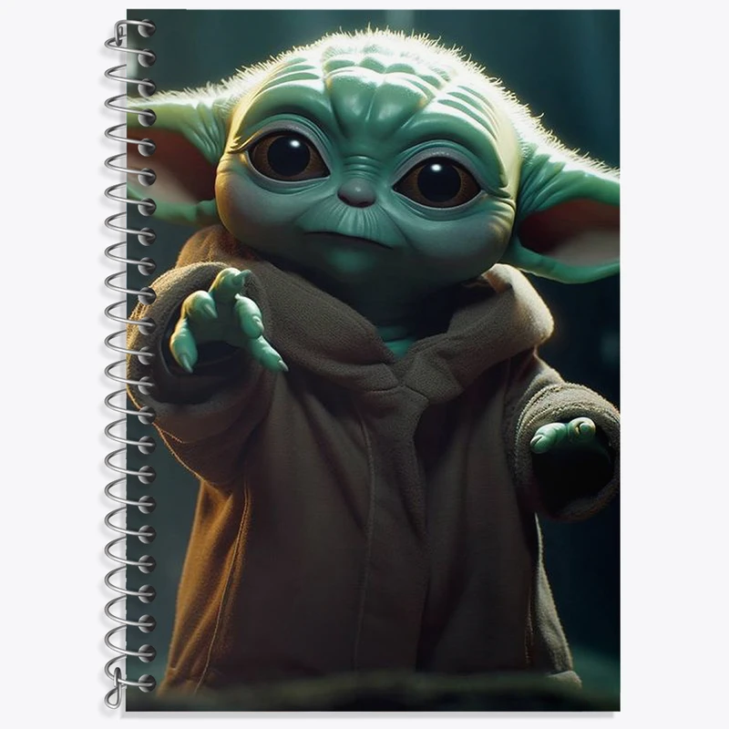 دفتر نت موسیقی 50 برگ خندالو طرح بیبی یودا کد N1855