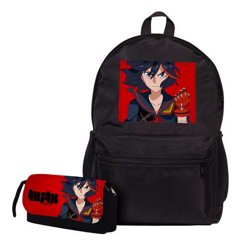کوله پشتی مدل انیمه Kill la Kill کد 7112 به همراه جامدادی
