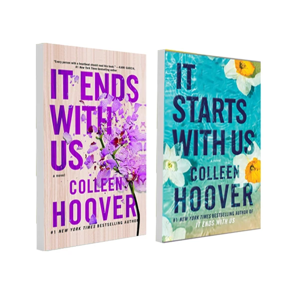 کتاب It Starts with Us و It Ends with Us اثر Colleen Hoover انتشارات آینده کتاب 2 جلدی