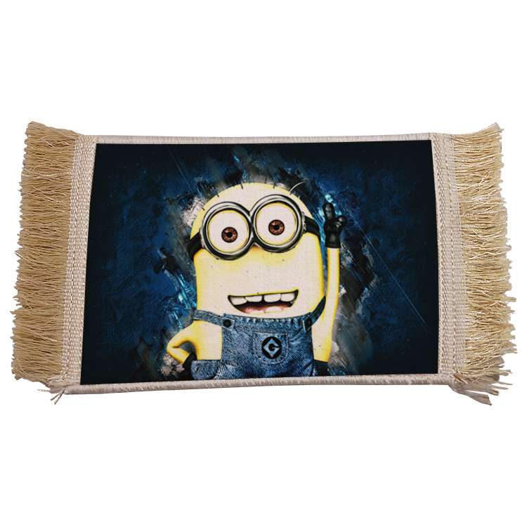 فرش ماشینی دیوارکوب مدل مینیون کد 48