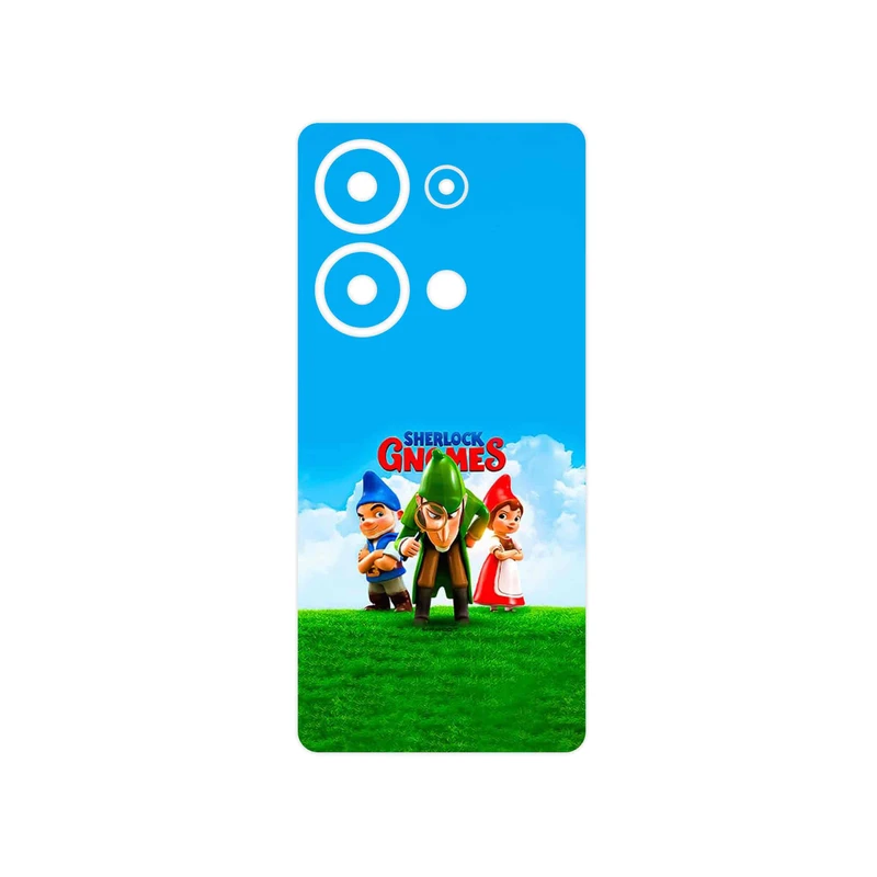 برچسب پوششی ماهوت مدل Sherlock Gnomes مناسب برای گوشی موبایل شیائومی Redmi Note 13 Pro 4G
